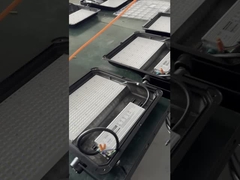 50-ваттный светодиодный солнечный светильник IP65, полностью черный, с монокристаллической кремниевой солнечной панелью