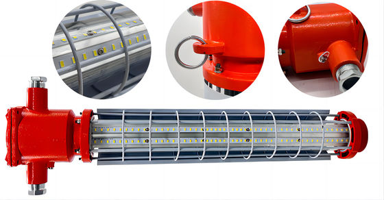 Взрывозащищенный светодиодный линейный светильник IP65 Exde Mb WF2 для опасных зон