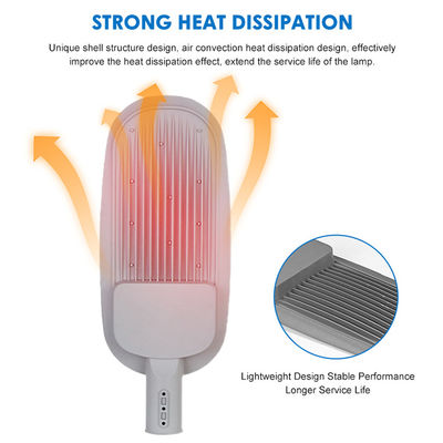 Светодиодный уличный фонарь высокой эффективности 120 лм/Вт с водонепроницаемостью IP66 и широким диапазоном напряжения AC85-265В для наружного освещения автомагистралей