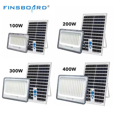 Новый дизайн дистанционного управления наружной водонепроницаемой IP65 светодиодной лампы 100w 200w 300w 400w солнечного светодиода