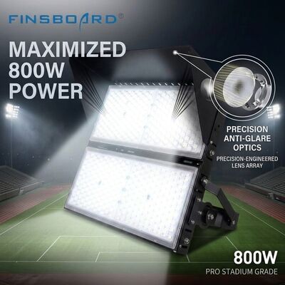 Wide Voltage AC100-270V LED Stadium Flood Light Aluminum for Football Field Arena