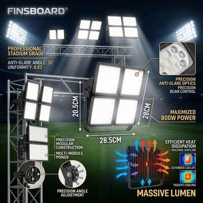 High Brightness SMD2835 LED Stadium Lighting 400W 800W 1200W IP66 for Tennis Court