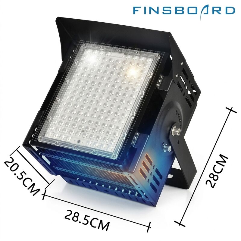 Superior Light Quality 800W LED Stadium Floodlight CRI80 Uniform Illumination IP66 for Basketball Tennis Court