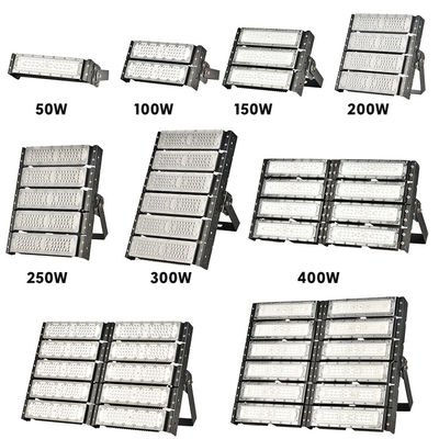 IP66 Водонепроницаемый светодиодный прожектор мощностью от 50 Вт до 600 Вт с регулировкой яркости, модульный, для наружного освещения