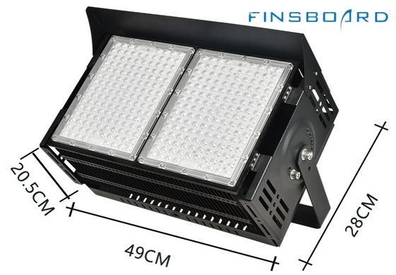 Снижаемое светодиодное освещение стадиона 6500w 45° Угол объектива