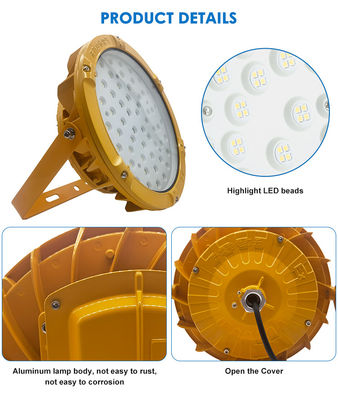 Опасные места Ip65 АЗС Highbay Light светодиодный взрывозащитный осветитель