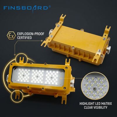 IP65 Всепогодный светодиодный взрывозащищенный фонарь мощностью 600 Вт LUMILEDS LM-80 ATEX Ex db mb IIb T6 -40C/60C Светильник для опасных зон